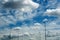 Spectacular Clouds & Receding Light Poles