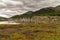 Spectacular cloudscape over wetland at Martial Mountains, Ushuaia, Argentina