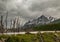 Spectacular cloudscape over wetland at Martial Mountains, Ushuaia, Argentina