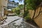 Spectacular courtyard of the house with hammock