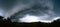 Spectacular and disturbing shelf cloud