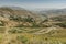 Spectacular driving route through Selim Pass, Armenia.Armenian Silk Road.Fantastic view of valley,mountains,lonely landscape.