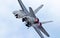 Spectacular F-18 Hornet full afterburner takeoff