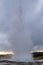 Spectacular geotermal eruption of Strokkur Geysir geyser in southwestern Iceland, Europe. Haukadalur geothermal area