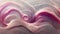 Spectacular high-quality abstract background of a whirlpool of pink and white. Mable with liquid texture like turbulent waves. AI