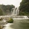Spectacular huangguoshu waterfall group