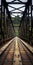 Spectacular Iron Bridge In Rural America