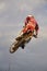 The spectacular jump motocross racer