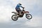 The spectacular jump motocross racer