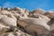 Spectacular karst Landform with limestones in the Goreme of Nevsehir, Cappadocia, Turkey