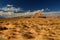 Spectacular landscapes at the entrance to Goblin valley state pa