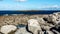 Spectacular limestone landscape discovered and the ocean in Doolin bay