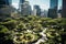 Spectacular Modern Corporate Buildings Amidst Lush Gardens