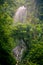 Spectacular morning view, beautiful Nungnung Waterfall, Bali