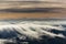 Spectacular mountain scenery in the Alps, with sea of clouds