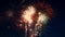 Spectacular Night Fireworks Display. created with Generative AI