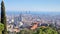 Spectacular panorama of Barcelona from Mirador de Joan Sales