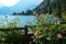 Spectacular panorama of Varenna, picturesque town on the shore of Lake Como, Italy.