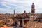 Spectacular panoramic view of Venice with the Saint Mark Basilica in the background