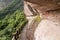 Spectacular rock wall in Guilin, China