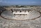 The spectacular Roman Theatre at Hierapolis in Pamukkale in Turkey.