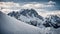 Spectacular Snowy Peaks in the Alps