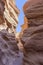 Spectacular Stone Walkway in the Red Slot Canyon. Travel