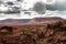 Spectacular storm clouds over Grand Staircase-Escalante National Monument in Paria, Utah