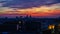 Spectacular sunset over Berlin