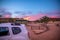 A spectacular sunset over Xaragu Tented Camp, Damaraland, Namibia.