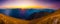 Spectacular Sunset Peaks, Mountain Panorama, AI Generated