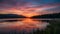 Spectacular sunset wallpaper background sets a tranquil mobile scene