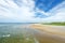 Spectacular Tullan Strand, one of Donegal`s renowned surf beaches, framed by a scenic back drop provided by the Sligo-Leitrim Mou