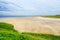 Spectacular Tullan Strand, one of Donegal`s renowned surf beaches, framed by a scenic back drop provided by the Sligo-Leitrim Mou