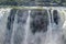 Spectacular view of devil throat falls at Iguazu park