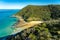 Spectacular view of the Great Ocean Road section near Lorne, Victoria, Australia