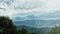 Spectacular view in Great Smoky Mountains National Park. Clingmans Dome. Blue Ridge Mountains. Appalachian trails.