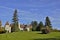 Spectacular view of the mansion that used as education campus in Ontario, Canada