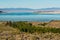 Spectacular View Mono Lake and Mountains. Unique Place, Mono Lake Tufa State Reserve, California.