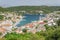 Spectacular view on Pucisca town located on the north coast of Brac island, Croatia