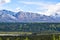 Spectacular view of a snowy mountain glacier, Denali National Park,Alaska, USA, United States of America, Global warming climate