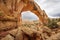 Spectacular view to Hickman Natural Bridge in Capitol reef National park in Utah, USA