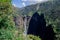 Spectacular View to the Jin Bahir Falls in the Simien Mountains