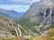 Spectacular view in Trollstigen scenic road