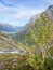 Spectacular view in Trollstigen scenic road