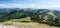 Spectacular view from Velky Krivan hill in Mala Fatra mountains in Slovakia