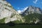 Spectacular views in the Lauterbrunnen Valley (Berner Oberland, Switzerland)