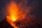 Spectacular Volcano Etna eruption ,Sicily , Italy