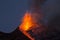 Spectacular Volcano Etna eruption ,Sicily , Italy