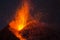 Spectacular Volcano Etna eruption ,Sicily , Italy